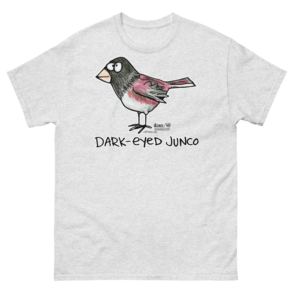 Dark-eyed Junco — Classic Style Unisex T-shirt (Ash)