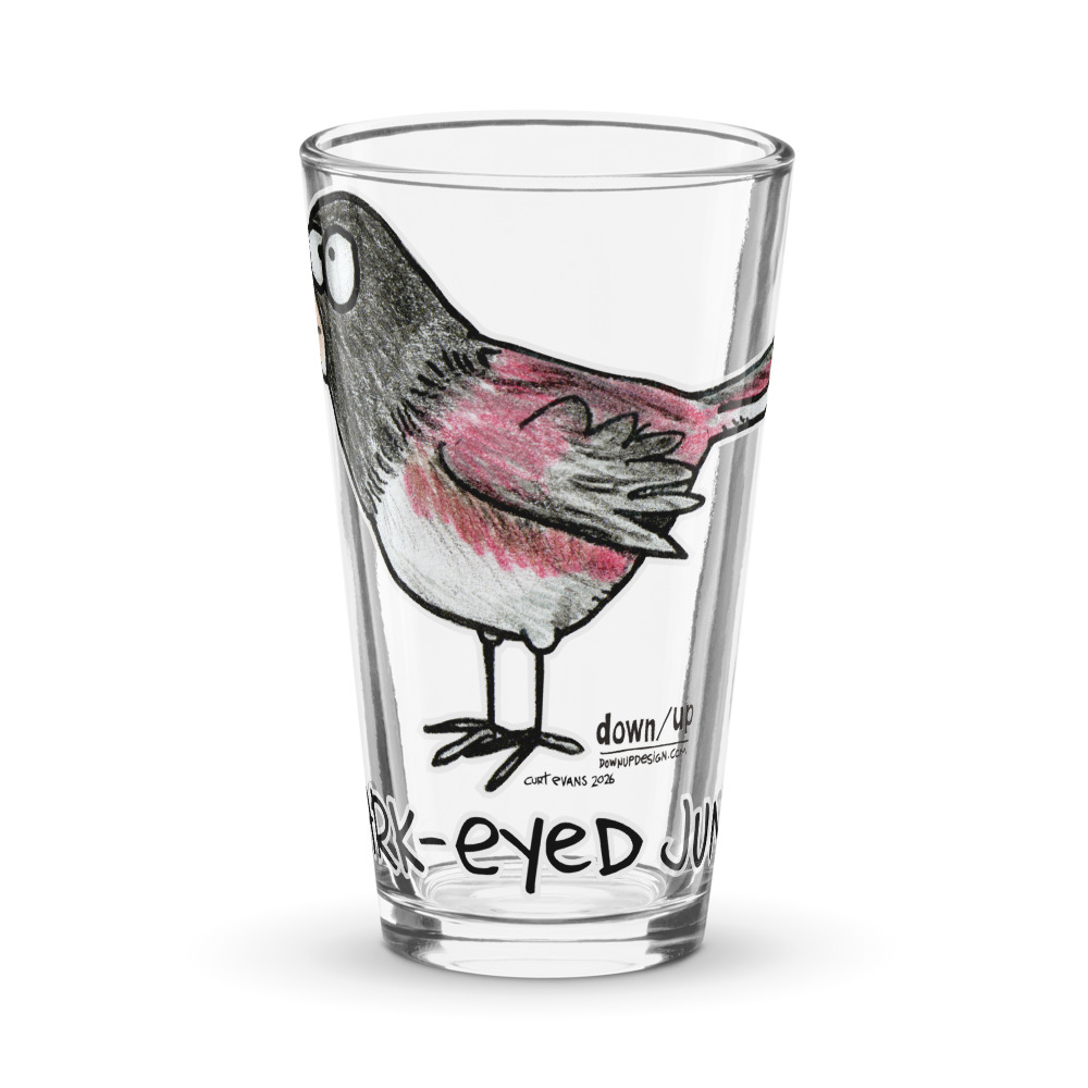 Dark-eyed Junco — Pint Glass