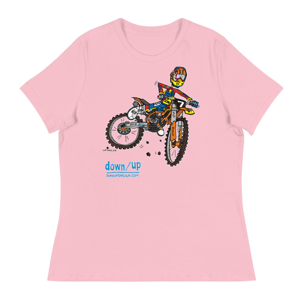 KTM – 7 — Women's Relaxed T-Shirt (Pink)