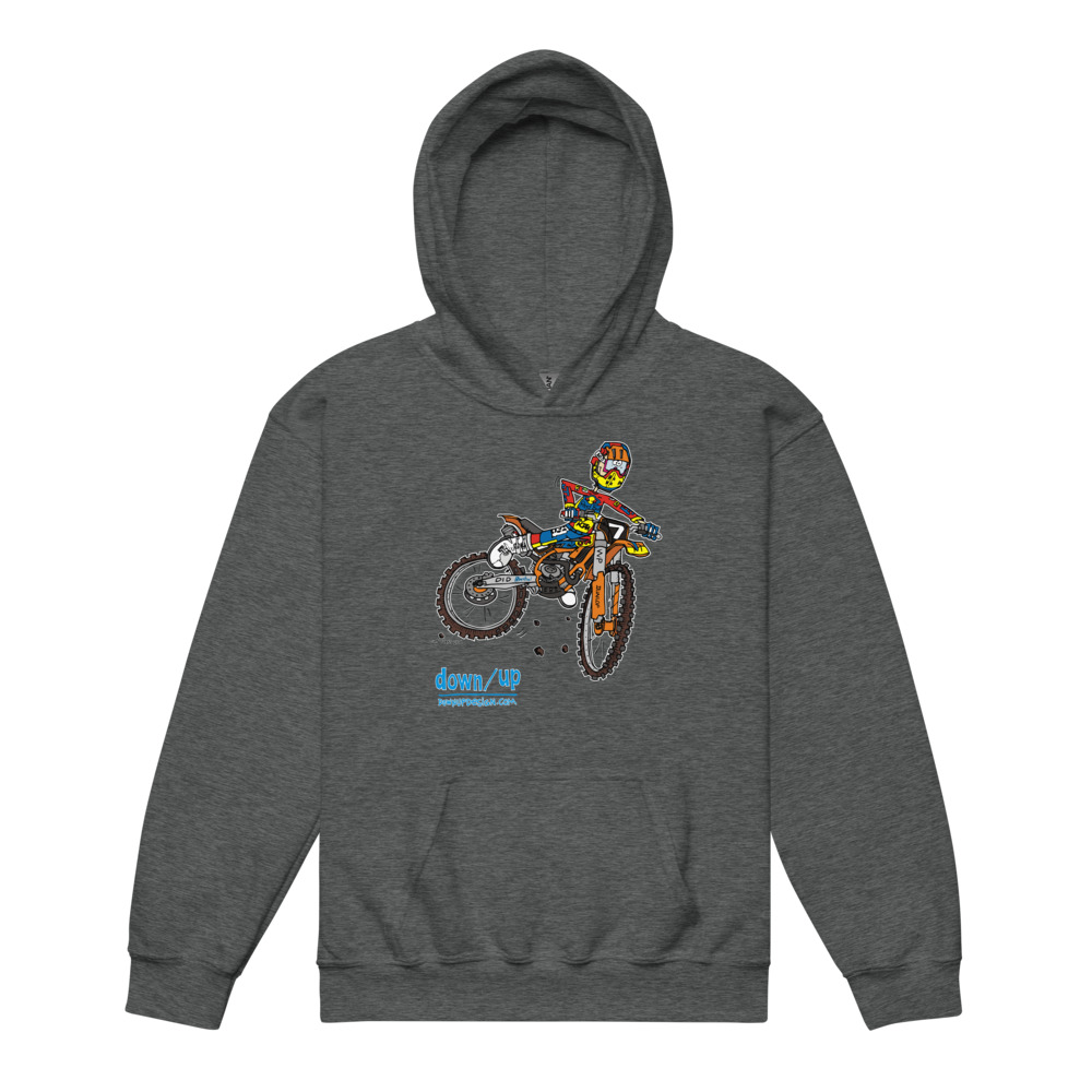 KTM – 7 — Youth Hoodie Sweatshirt (Dark Heather)