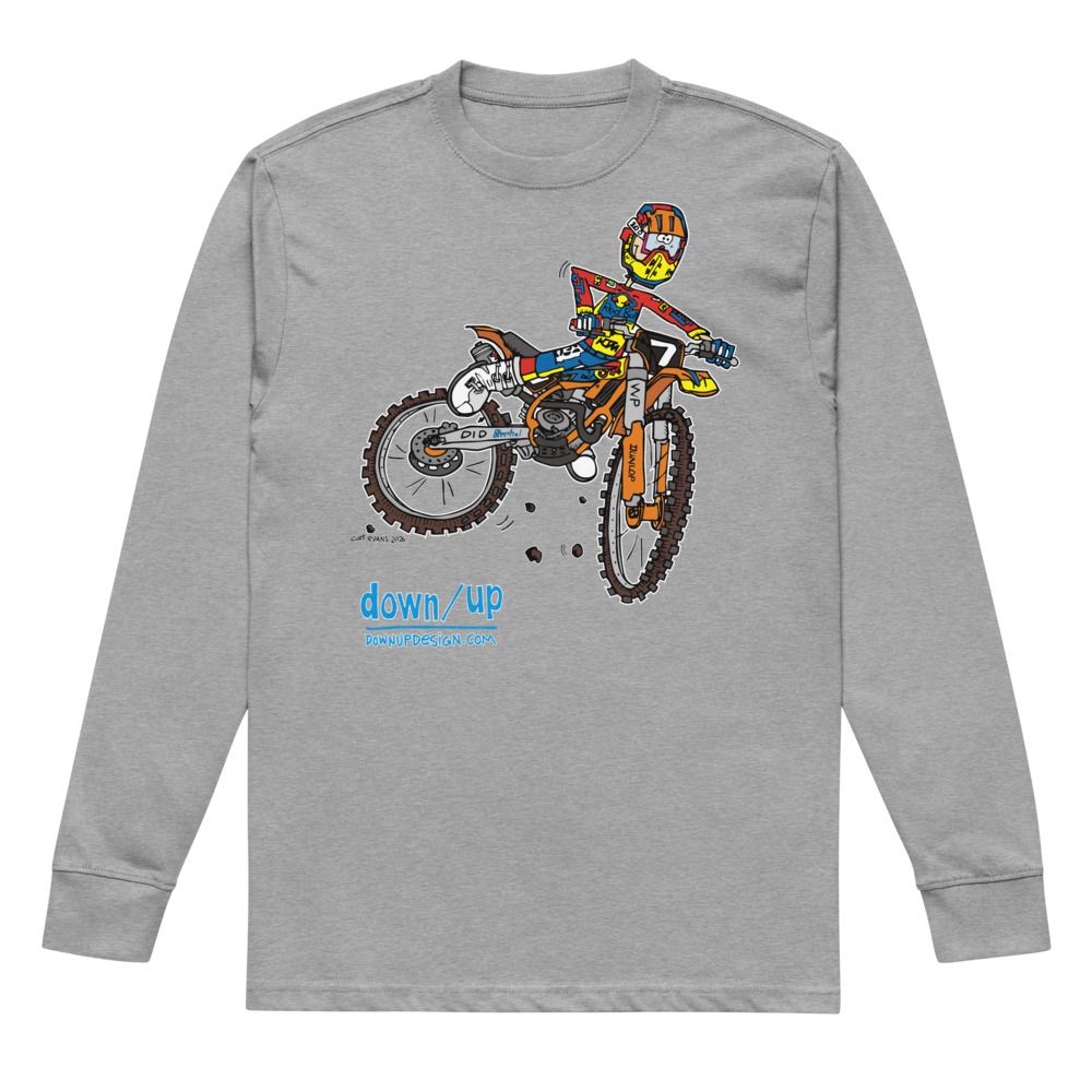 KTM – 7 — Men's Long sleeve T-shirt (Carbon Grey)