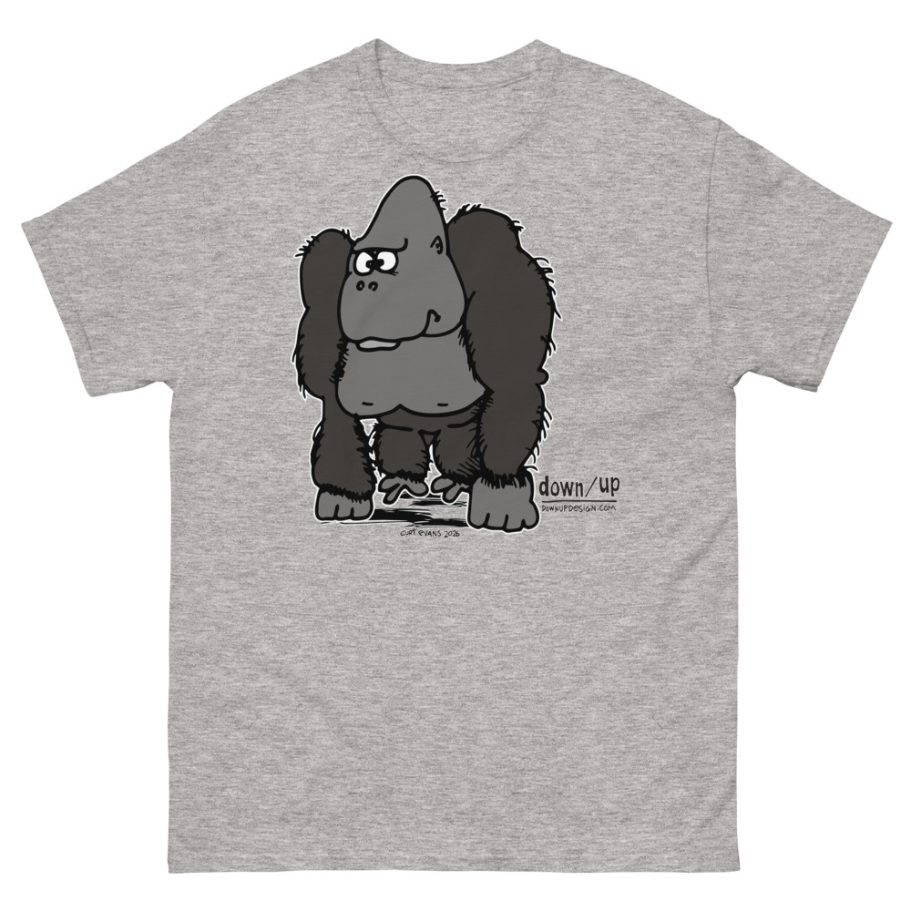 Gorilla — Classic Style Unisex T-shirt (Sport Grey)