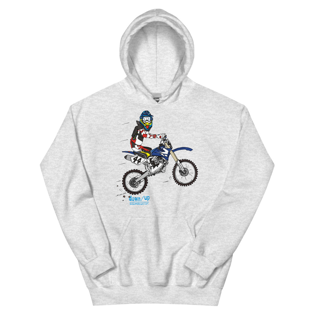 Yamaha – Kirk Benke — Adult Hoodie Sweatshirt (Ash)
