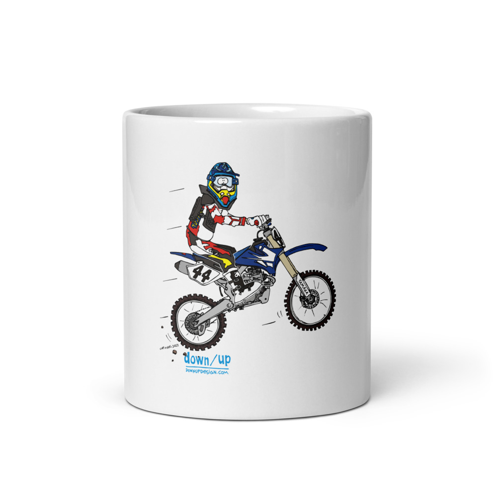 Yamaha – Kirk Benke — White Glossy Mug (White)