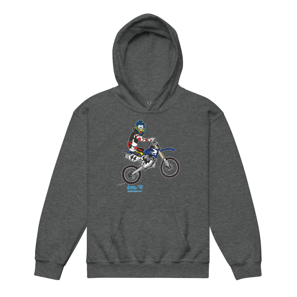 Yamaha – Kirk Benke — Youth Hoodie Sweatshirt (Dark Heather)