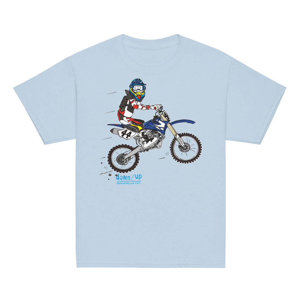 Yamaha – Kirk Benke — Youth Classic T-shirt (Light Blue)