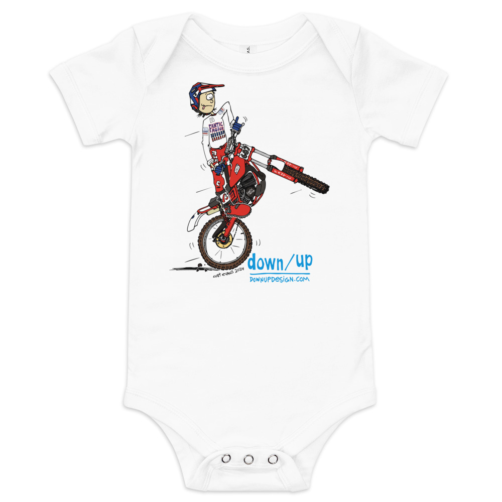 Fantic — Baby Short-sleeve One Piece (White)