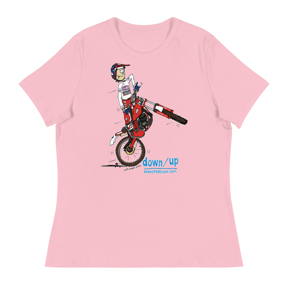 Fantic — Women's Relaxed T-Shirt (Pink)
