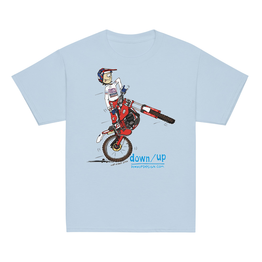 Fantic — Youth Classic T-shirt (Light Blue)