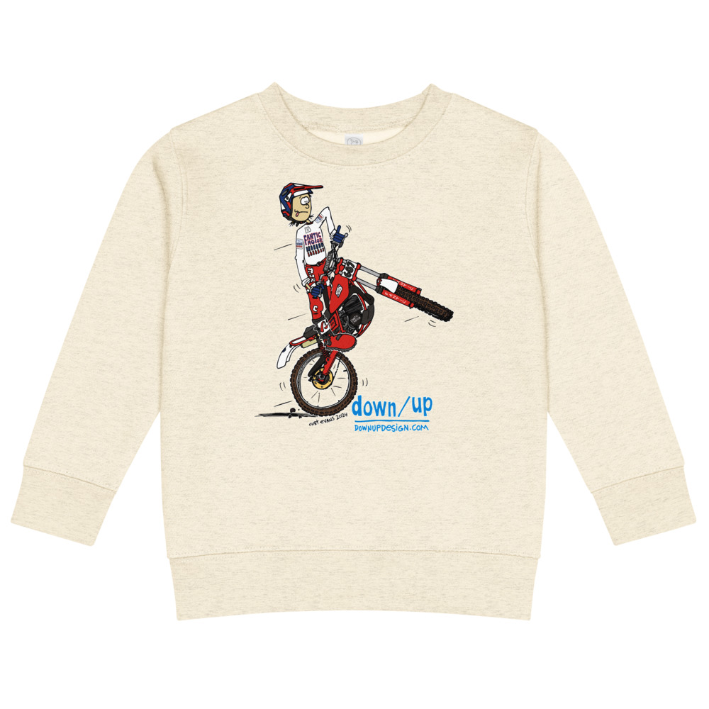 Fantic — Kids Crew Neck Sweatshirt (Natural Heather)