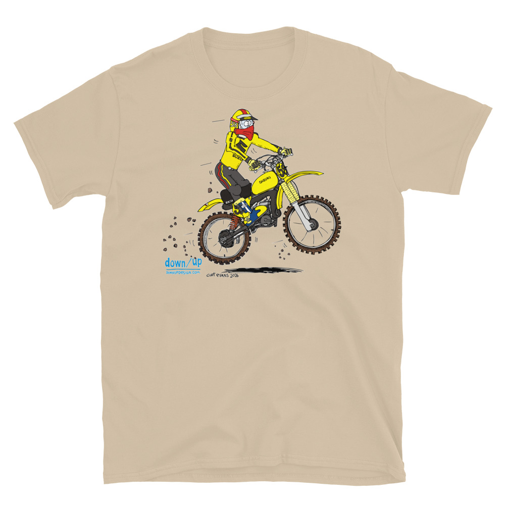 Suzuki – David Dennis — Form Fitting Unisex T-Shirt (Sand)