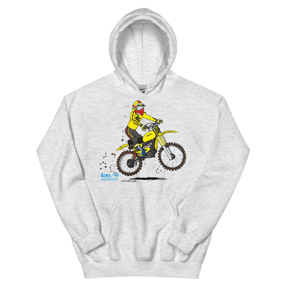 Suzuki – David Dennis — Adult Hoodie Sweatshirt (Ash)