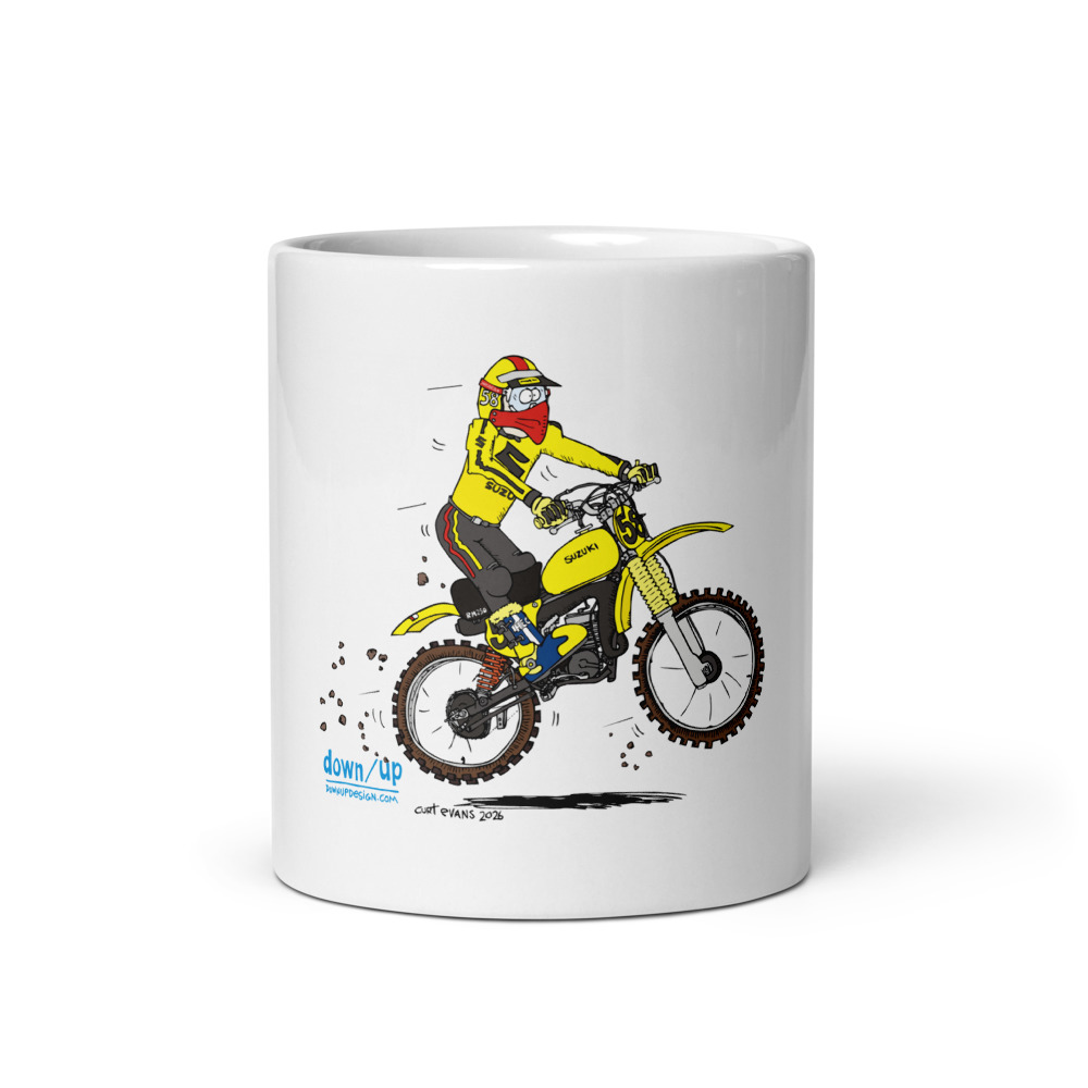 Suzuki – David Dennis — White Glossy Mug (White)