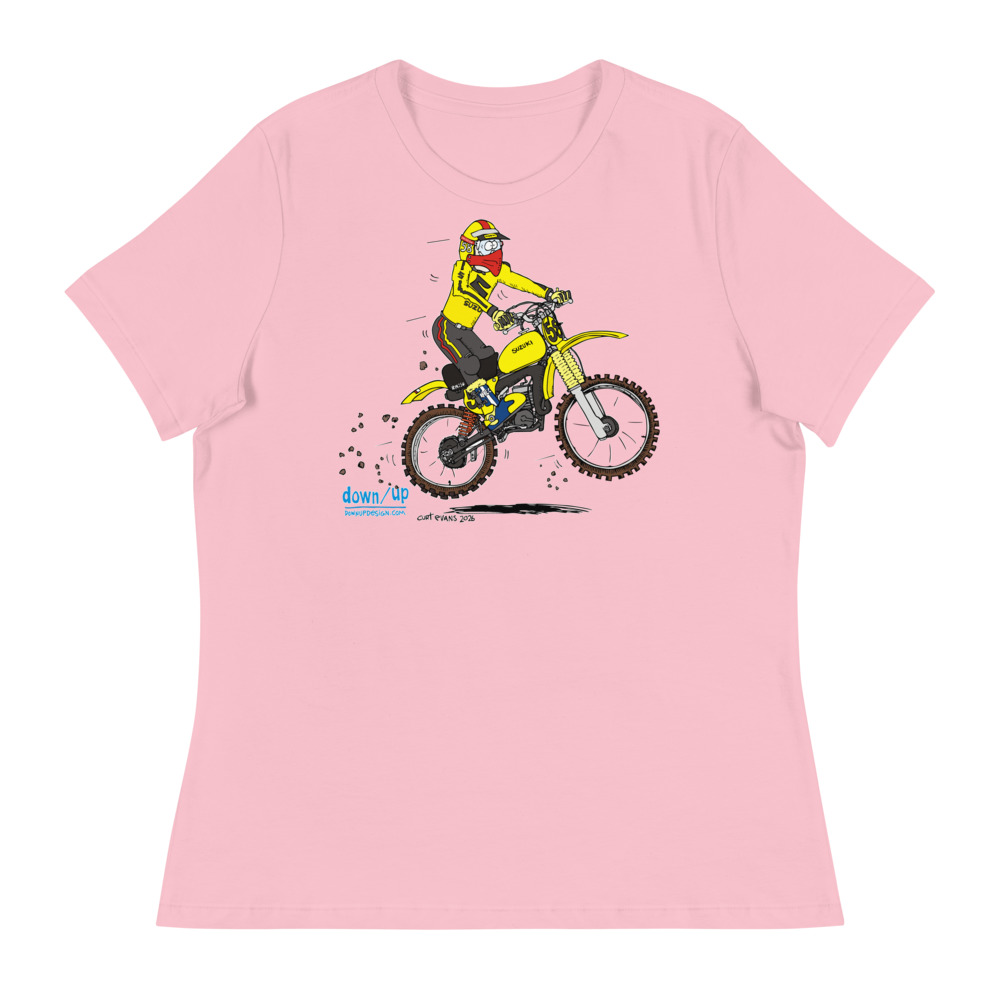 Suzuki – David Dennis — Women's Relaxed T-Shirt (Pink)