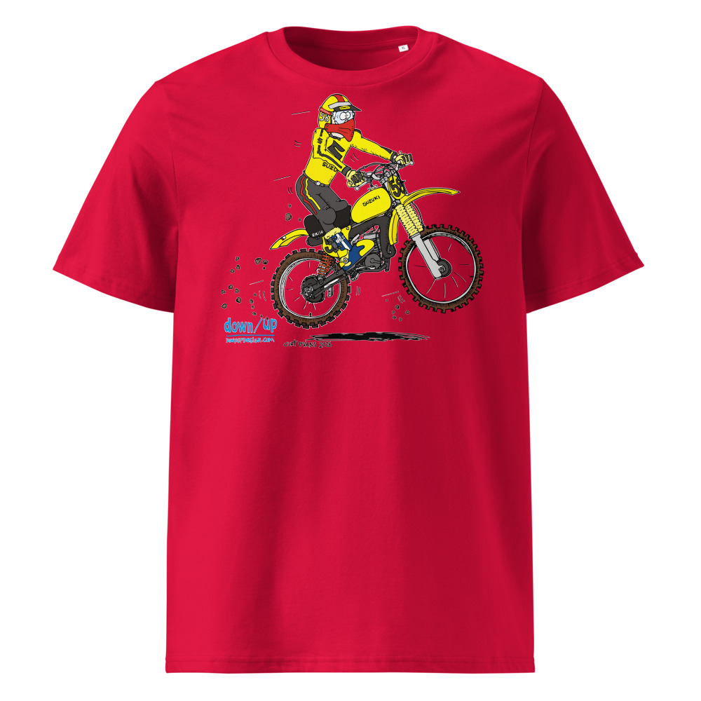 Suzuki – David Dennis — Organic Unisex T-Shirt (Red)