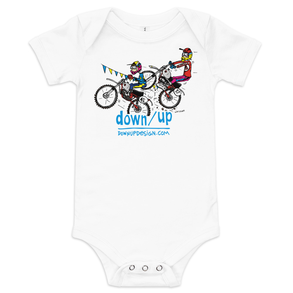  Hodakas Flying — Baby Short-sleeve One Piece (White)