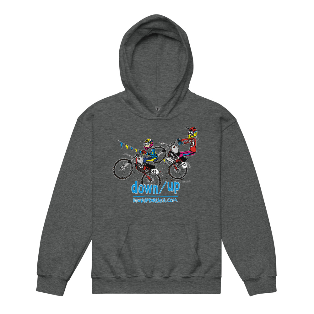  Hodakas Flying — Youth Hoodie Sweatshirt (Dark Heather)