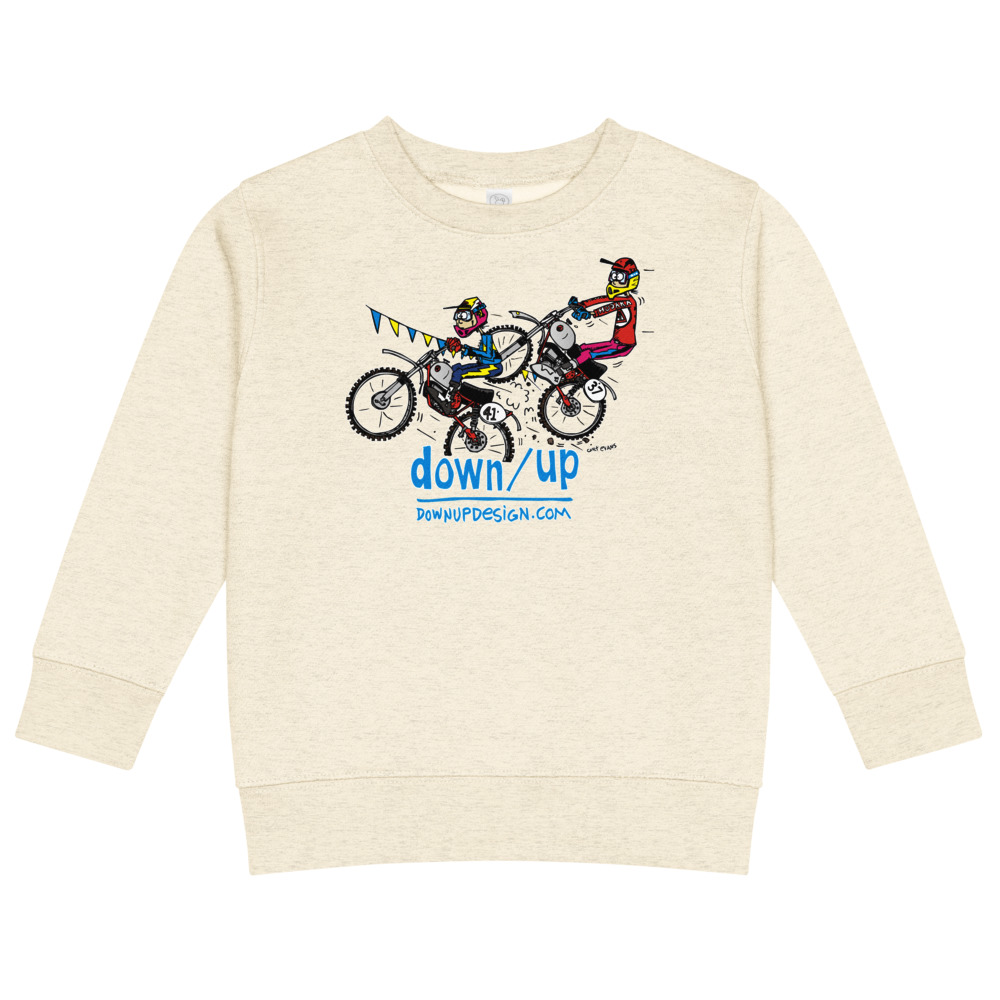  Hodakas Flying — Kids Crew Neck Sweatshirt (Natural Heather)